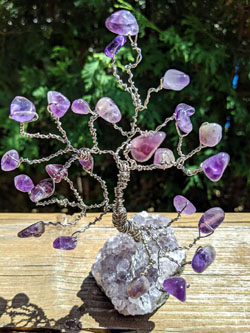 Amethyst Gemstone Tree