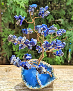 Lapis Lazuli Gemstone Tree