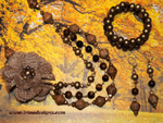 Autumn Flower jewellery set