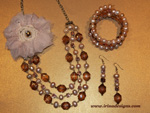 Champagne Elegance jewellery set