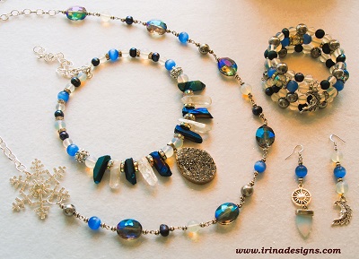 Winter Moonlight  jewellery set