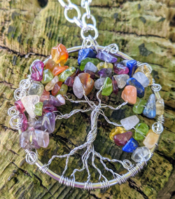 Chakra Tree of Life pendant